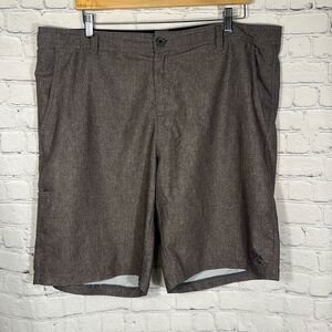 Da Hui Hybrid Board Shorts Brown Swim Beach Board Shorts Swim Trunks Men 40